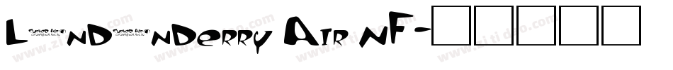 Londonderry Air NF字体转换